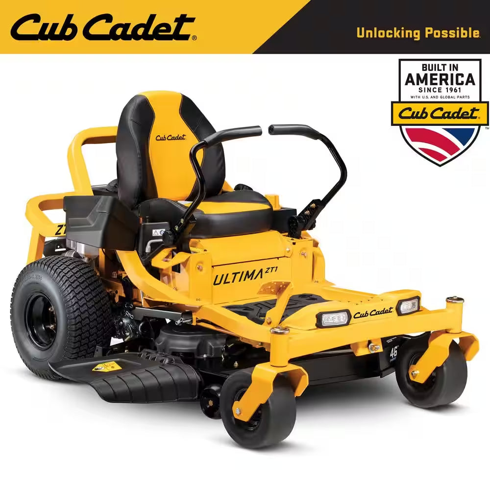 Ultima ZT1 50 In. Fabricated Deck 23HP V-Twin Kawasaki FR Series Engine Dual Hydro Drive Gas Zero Turn Riding Lawn Mower
